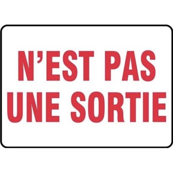 Accuform Accu-Shield, 7 in x 10 in, Mounting Holes FRMEXT910XP - main